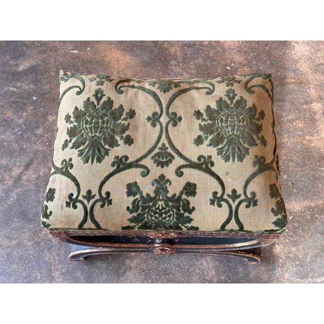 Gold Early 19th Century French Empire Parcel Gilt Stool For Sale - Image 8 of 8