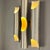 "Fuga" wall lamp by Maija Liisa Komulainen for Raak, designed in the 1960s. Made of brushed metal with a white interior....