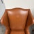 Animal Skin Bespoke Leather Wingback Armchairs, Pair For Sale - Image 7 of 12