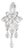 0.12ctw Diamond Filigree Ornate Pendant 18k White Gold Fring Drop For Sale