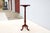 Brown Vintage Traditional Chippendale Pedestal Plant Stand Table in Solid Mahogany For Sale - Image 8 of 17