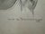 1940s 1940s Original Signed Graphite Illustration of Glamorous Woman With Cigarette, 10.75 X 7.75 In. For Sale - Image 5 of 5