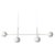 Dot Pattern Light Suspension 6 Spheres Lamp by Charles and Ray Eames for Cassina For Sale - Image 10 of 10