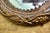 1900 - 1909 Oval Wall Mirror in Carved Oak, 1900 For Sale - Image 5 of 6