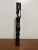 Vintage Hand-Carved Dark Wood Figural Candlestick, 12 Inch For Sale - Image 4 of 10