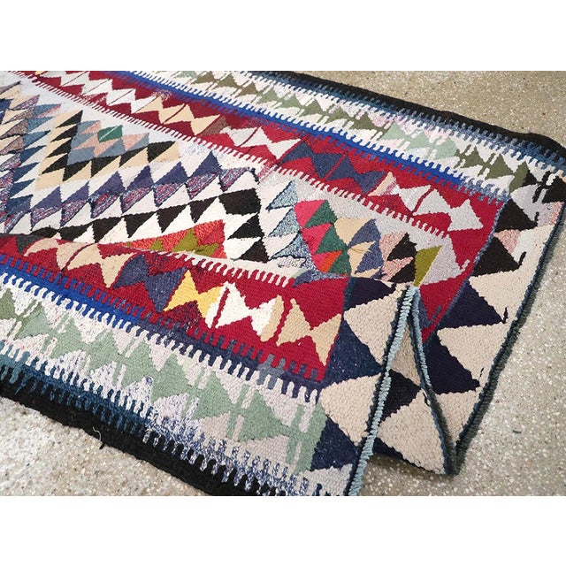 Galerie Shabab Collection Mid-20th Century Persian Flatweave Kilim Rug For Sale - Image 9 of 10