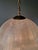 Brown Art Deco Paris Street Lamp Style Prismatic Glass Globe Pendant Chandelier For Sale - Image 8 of 11