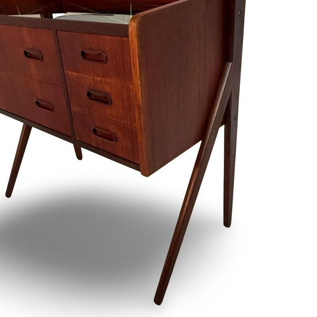 Wood Danish Teak Vanity from AG Spjel, 1960s For Sale - Image 7 of 11