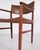 Wood Vintage Danish Armchair in Teak and Brown Leather, 1960s For Sale - Image 7 of 11