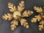 Hollywood Regency Florentine Flower-Shaped Gilt Flush Mount with Hand-Forged, Floral, Gilded with Gold Leaf in the style of Hans Kögl, Italy, 1960s For Sale - Image 6 of 18