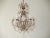 Italian Florentine Giltwood Crystal Prisms Chandelier, Circa 1920 For Sale - Image 12 of 12
