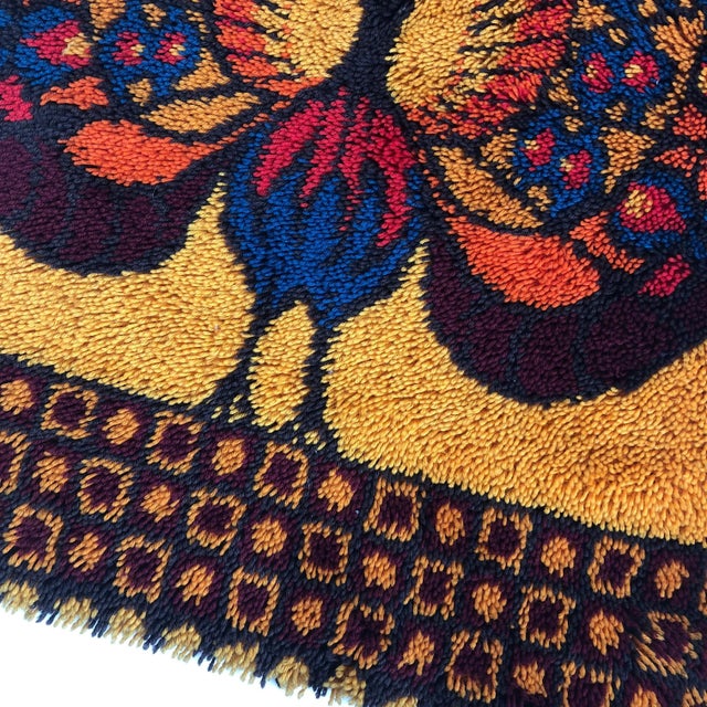 High Pile Rya Rug by Ege Rya for Taepper Deluxe, Denmark, 1970s For Sale - Image 11 of 18