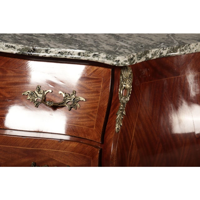 Baroque Chest of Drawers in Mahogany, 1920s For Sale - Image 11 of 18