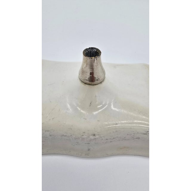 Antique Republic Porcelain White Soap Dish Holder For Sale - Image 11 of 11