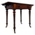 An elegant 19th-century English freestanding writing table, finely crafted from mahogany and distinguished by its finished...