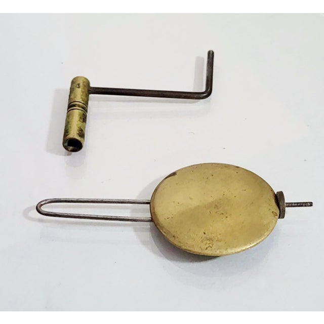 American Mid 19th C Carved Gilt & Reverse Painted Seth Thomas Shelf Clock For Sale - Image 16 of 18