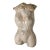 Mid-Century Modern Art Pottery Female Torso Figure Vase or Pen Holder For Sale