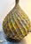 Monumental Midcentury Orange Splatter Giant Honeycomb Pottery Lamp For Sale - Image 4 of 5
