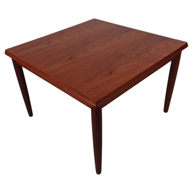 Brown Fully Restored Danish Coffee Table in Teak, 1950s For Sale - Image 8 of 8