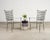 Rare iconic set of six mid-century modern Italian patio and garden dining armchairs designed by Mario Papperzini. The...
