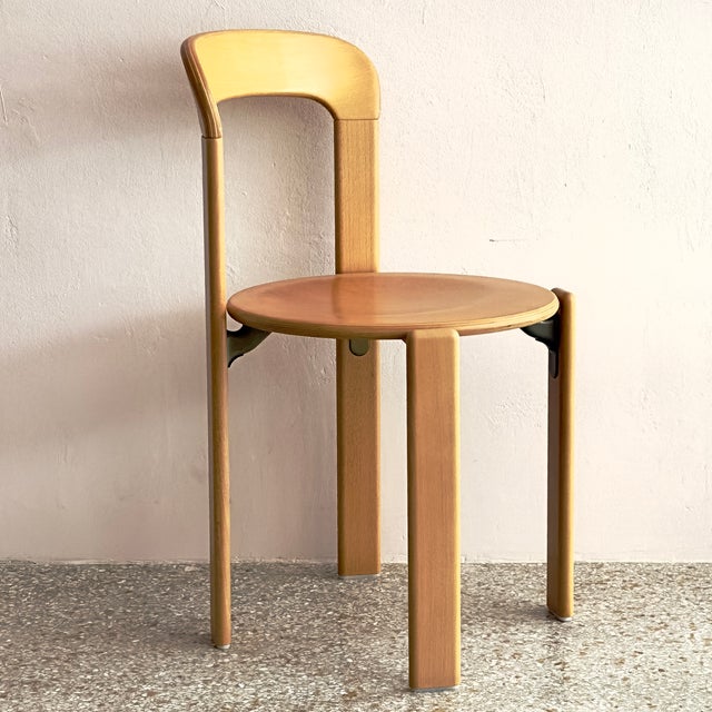 Brand New Golden Beechwood Rey Dining Chairs by Bruno Rey for Hay - Set of 8 For Sale In Miami - Image 6 of 18