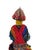 1980s Vintage African Beaded Fali Namji Fertility Doll Cameroon W/Wood Stand 11.5" H For Sale - Image 5 of 10