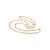 A late 20th-century 14k gold 4.8mm 24" Figaro link chain necklace. The links alternate between short and elongated oval...