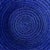 African Early 20th Century Sisal Handwoven Blue Basket Eswatini 6inch For Sale - Image 3 of 8