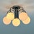 Chrome-Plated Atomic Sputnik Chandelier with White Glass Balls, 1970s For Sale - Image 10 of 11