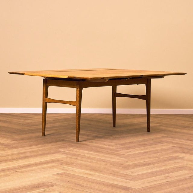 Coffee table was manufactured in Sweden in the 1950s-60s by Emmaboda Möbelfabrik. It is made of teak veneer on the top...