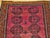Vintage Afghan Bokhara Area Rug, Hand-Knotted Wool, Allover Geometric Pattern, Plum & Burgundy, 4x5 For Sale - Image 10 of 17