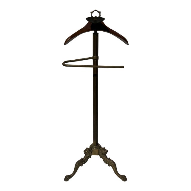 1970s Brass Gentleman’s Valet For Sale