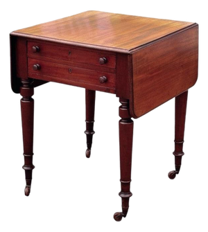 Victorian Mahogany Pembroke Drop Leaf Side Table