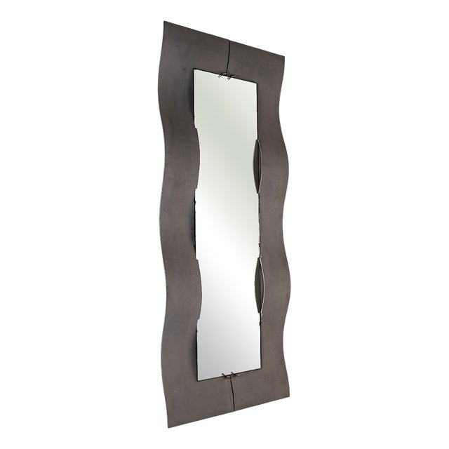 Wave Mirror by Burchiellaro Lorenzo, 1970s For Sale
