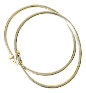 Mid-Century Modern Love Knot Bangle from Kaunis Koru, 1976