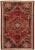 Vintage Persian Heriz Handmade Medallion Motif Rust Wool Rug For Sale - Image 10 of 10
