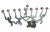 Keith Haring 1990s Modernist Cut Steel Art Menorah Dancing Figures For Sale - Image 4 of 12