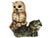 Brown Late 20th Century Ceramic Sitting Owl Figurine Model For Sale - Image 8 of 8