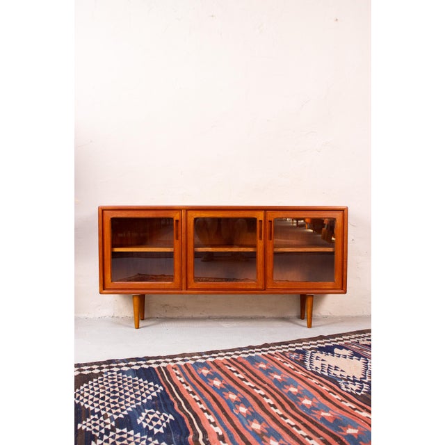 Vintage Danish Teak Display Cabinet, 1980s For Sale - Image 16 of 16