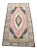 1960s Turkish Pastel Oushak Rug-4'5'x8'2" For Sale