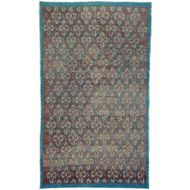 Vintage Turkish Sivas Rug, 05'10 X 09'10 For Sale In Dallas - Image 6 of 7