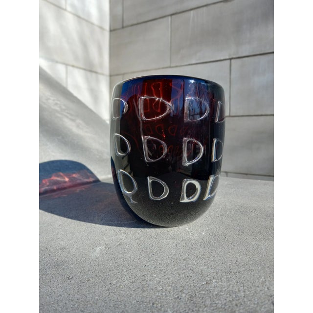 1950s 1950s Ingeborg Lundin for Orrefors, Arial Bowl Scandinvian Glass For Sale - Image 5 of 12