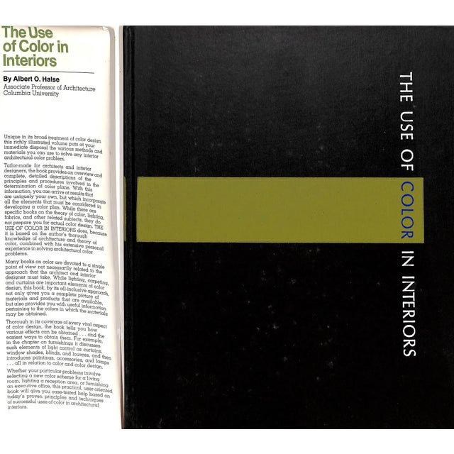 Traditional "The Use of Color in Interiors" 1968 Halse, Albert O. For Sale - Image 3 of 12