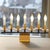 Mid-Century Modern 1970s Brutalist Electric Menorah Candelabra 7 Lights For Sale - Image 3 of 8