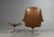 Vintage Danish Cognac Leather Lounge Chair & Stool by H. W. Klein For Sale - Image 3 of 7