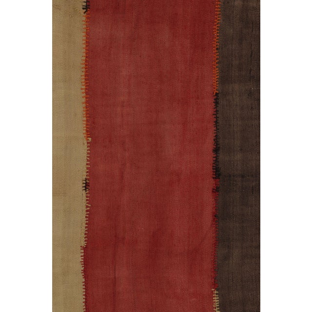 Traditional Vintage Turkish Patchwork Rug With Multicolor Geometric Design - Rug & Kilim For Sale - Image 3 of 10