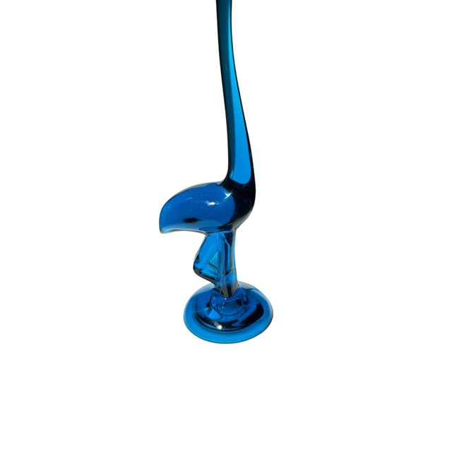 Add a striking architectural pop of color to your shelving or tablescape with this authentic Mid-Century Modern "Epic...