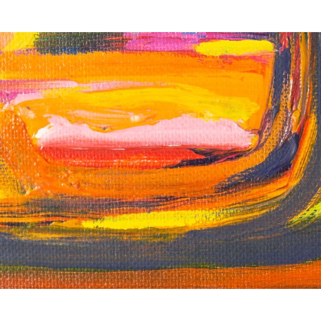 “Silence” Abstract Acrylic on Board Painting by Vern Rader For Sale In Indianapolis - Image 6 of 8