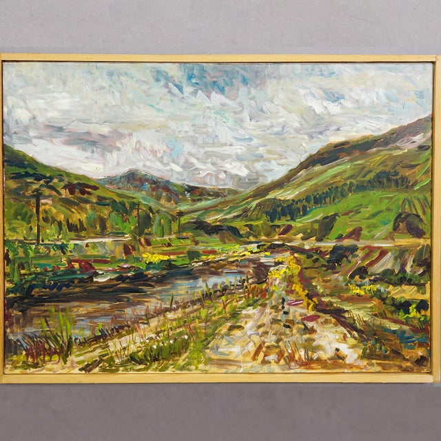 Glen Orchy / Balmally – Scottish Landscape, 1977 Oil Painting Alexander Michael For Sale - Image 4 of 7