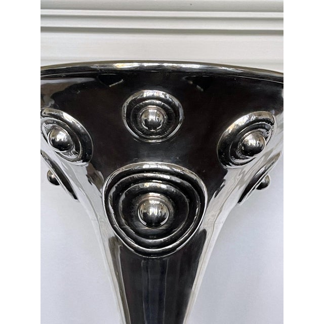 Silver 1960s Large and Stunning Sculptural Silver Vessel Graziella Laffi For Sale - Image 8 of 18